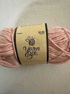 Yarn Bee Breathe Deep yarn in Soft Pink ,New